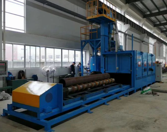 玉林喷砂机在管道除锈中的现场施工应用