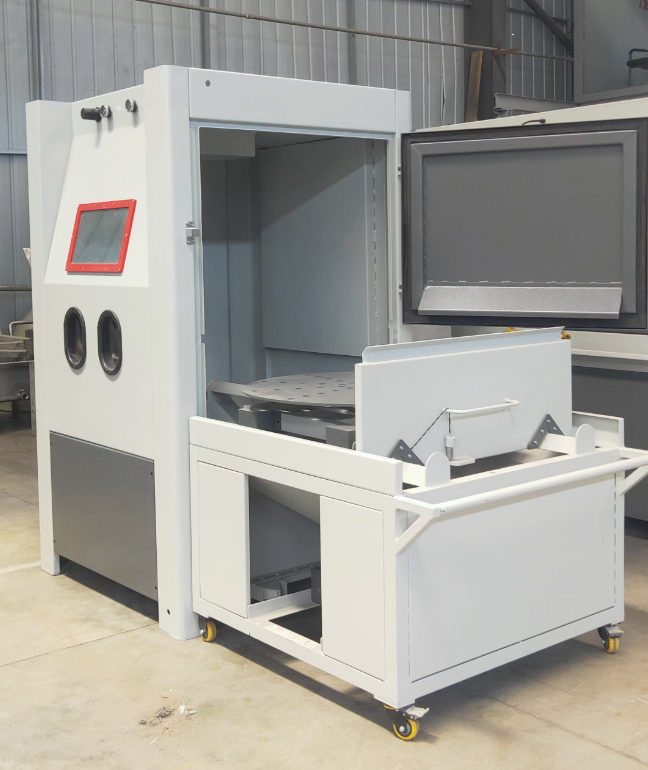玉林箱式喷砂机 适合小工件批量处理